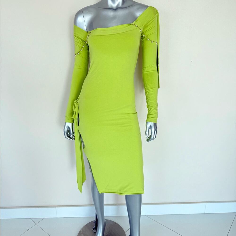 Rotate Birger Christensen Beca Cutout Long Sleeve Dress size 4 US Retail 480$